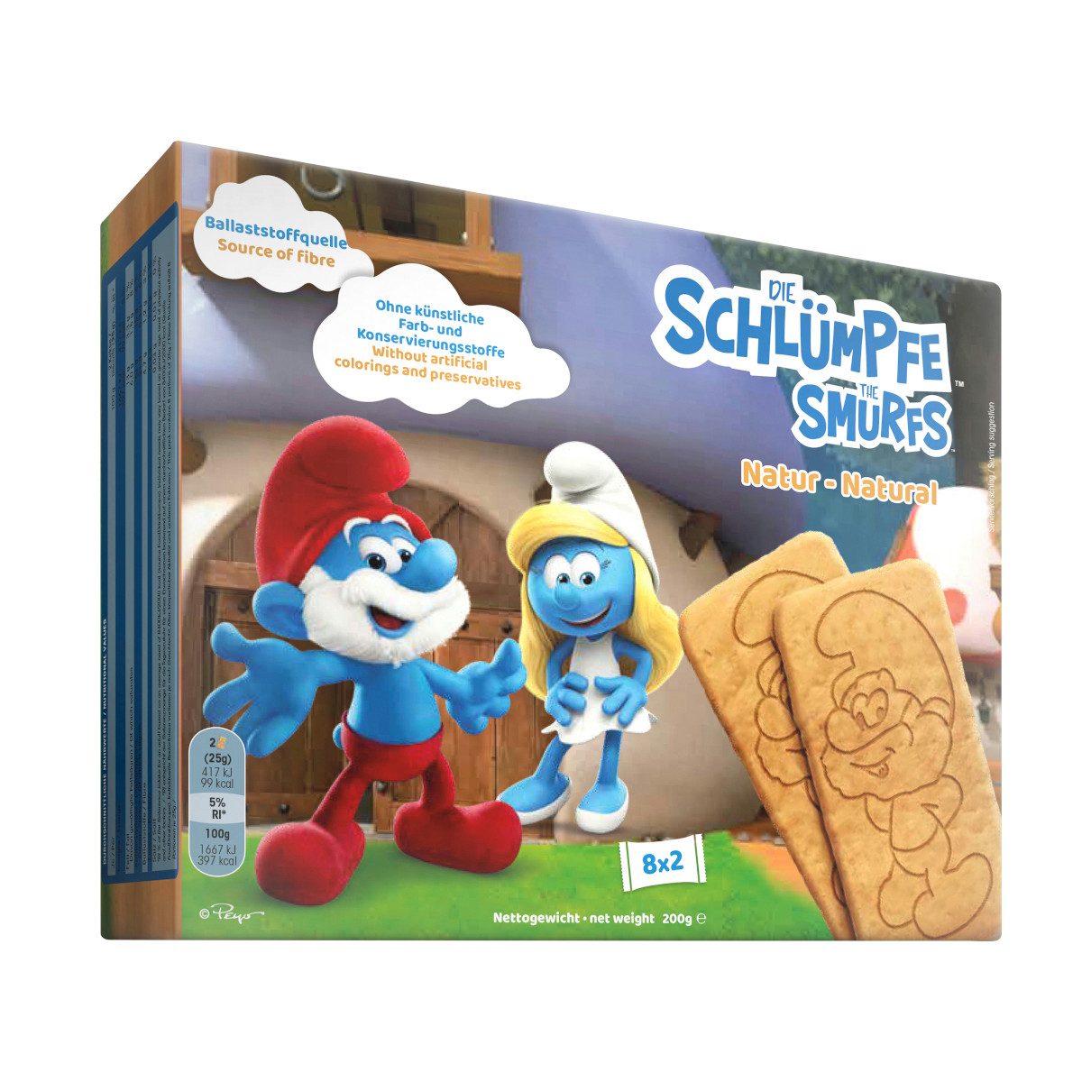 Schulte Kekse, Schulte Die Schlümpfe zartes und geschmackvolles Gebäck 200g