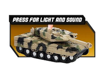 Toi-Toys Spielzeug-Auto ARMY MILITÄRFAHRZEUG Tank mit Licht & Sound Kriegsfahrzeug 04, Krieg Militär Fahrzeug Spielzeug Kinder Geschenk