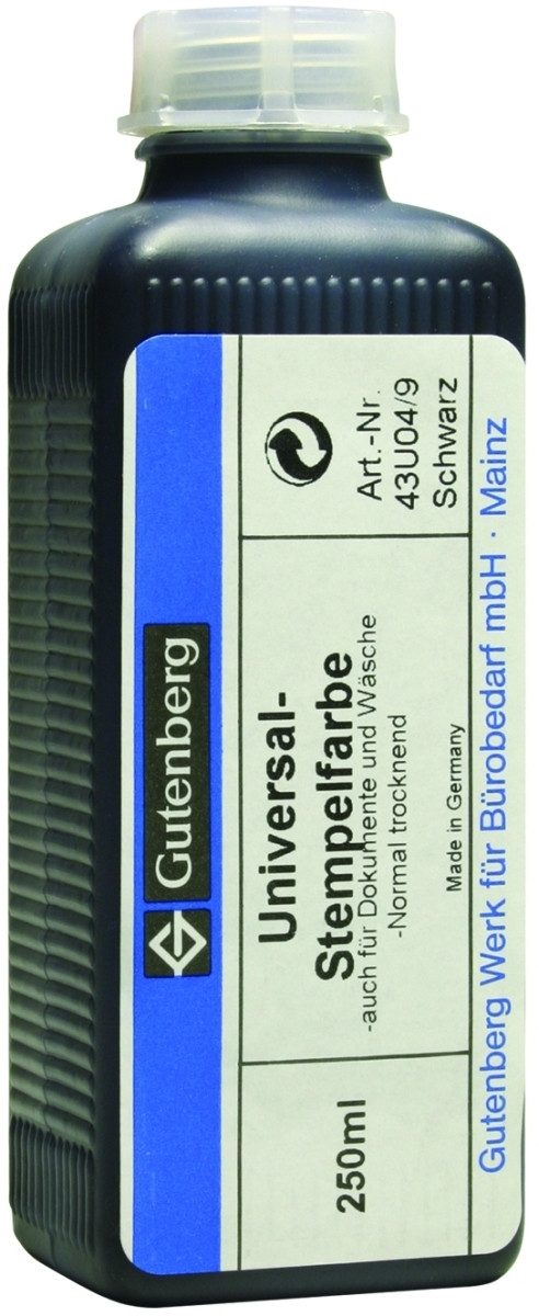 Stempel Stempelfarbe Universal 250ml schwarz