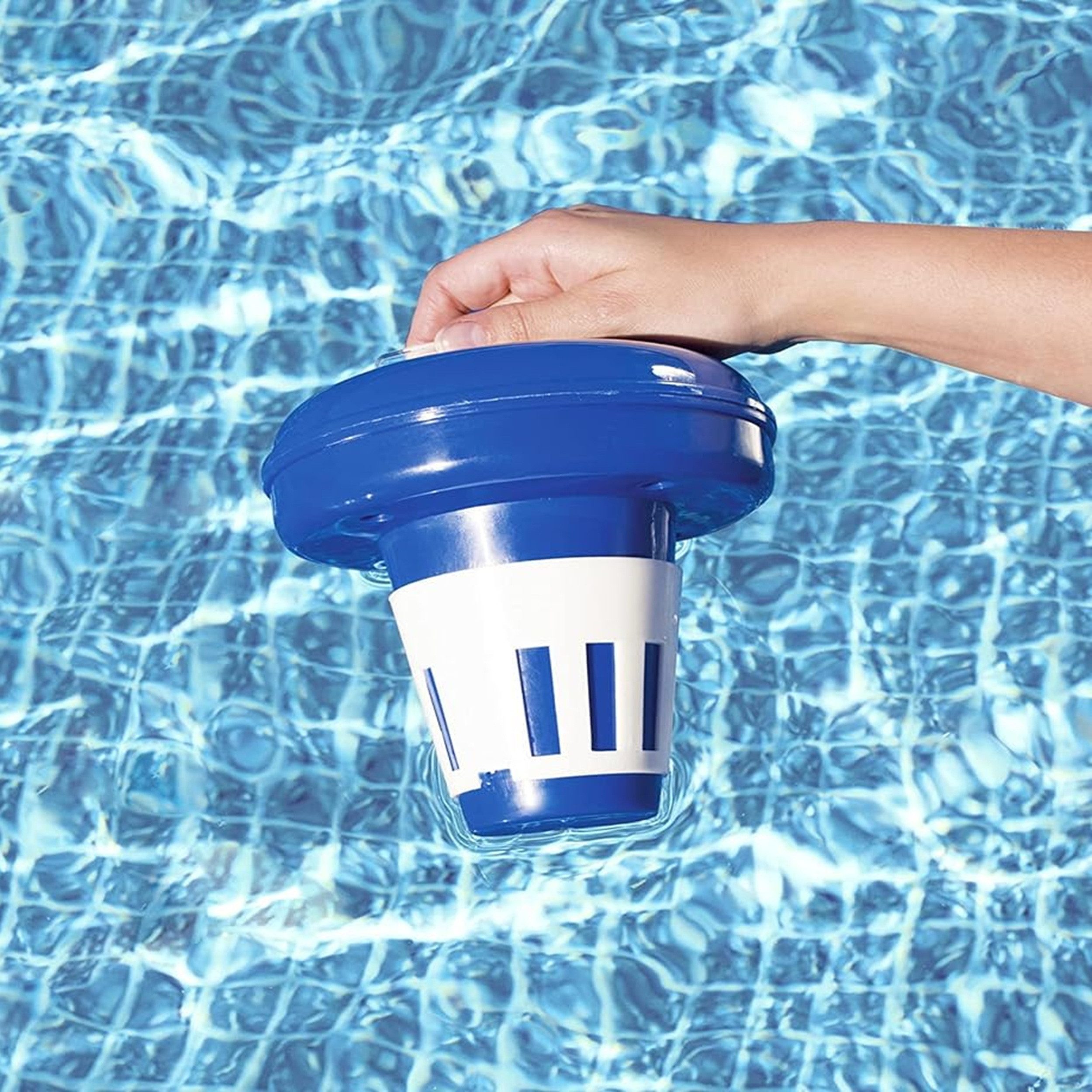 Bestway Chlordosierschwimmer Dosierschwimmer Blau, 16,5 cm günstig online kaufen