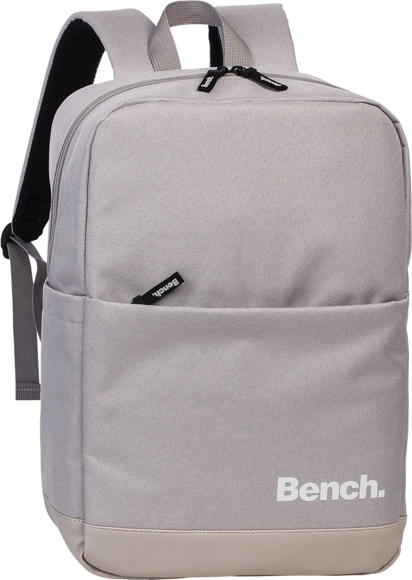 Bench. Rucksack Bench Rucksack hellgrau Rucksack mittel, Damen, Jugend Businessrucksack Polyester, hellgrau ca. 42cm hoch