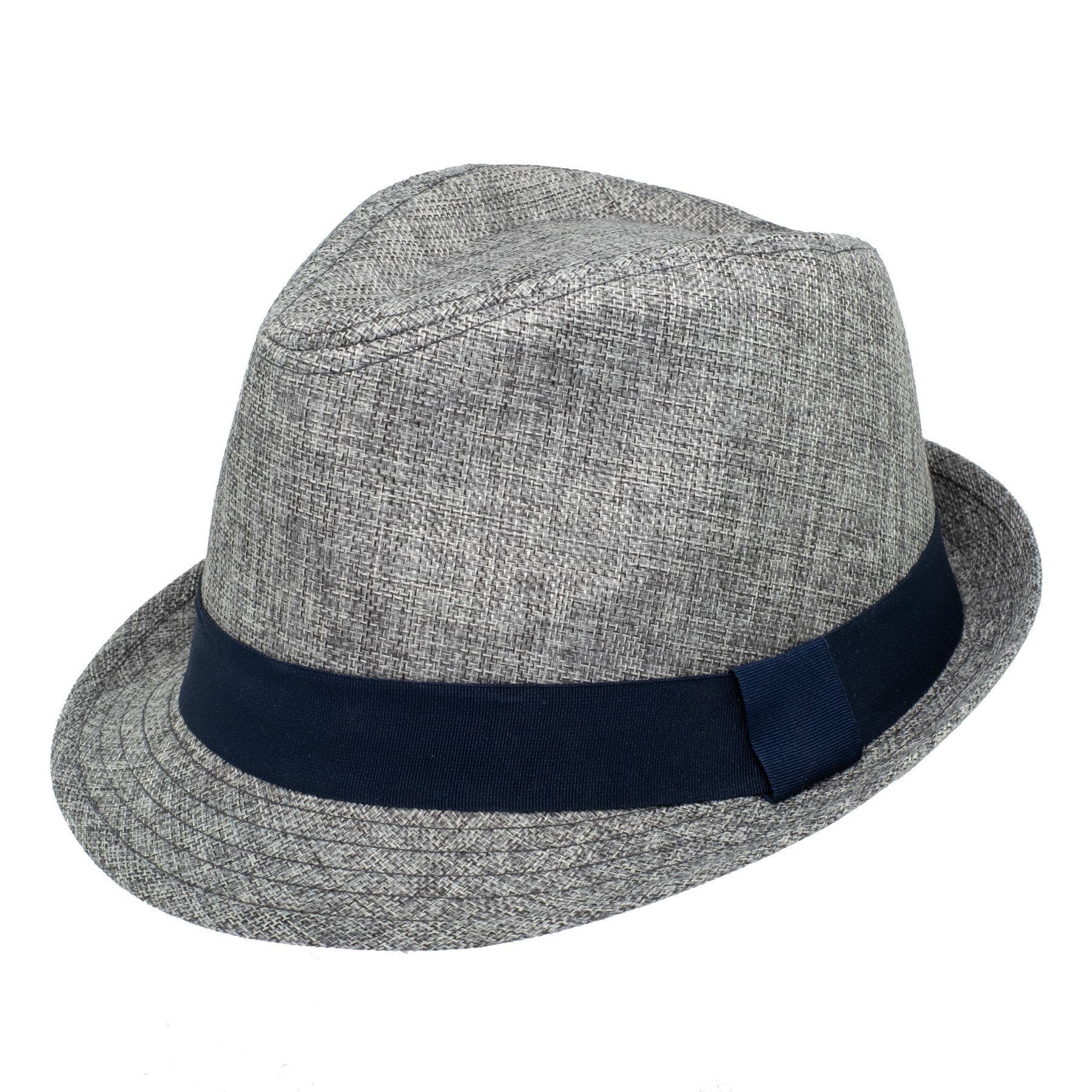 HatBee Trilby Sommerhut Leinen Stoffhut - Schmale Krempe Knautschbar | Trilbies