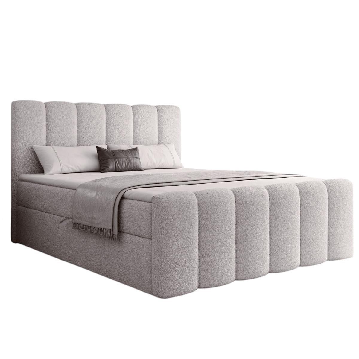 Compleo Boxspringbett BUBBLE, Wolkenbett, Bequem, Bonell, Topper, Doppelbet günstig online kaufen