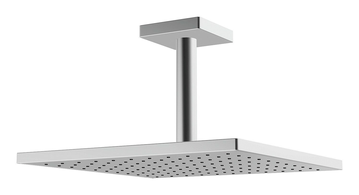 HANSA Kopfbrause Hansaviva, Für Deckenmontage Brausekopf aus Messing quadratisch 250 x 250 mm