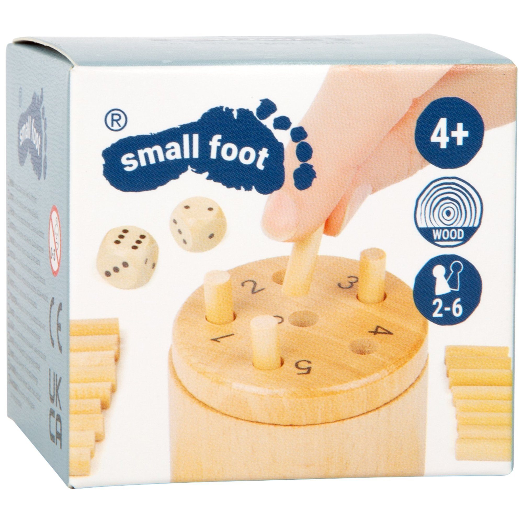 6 Spiel, Small foot Würfelspiel raus small Foot