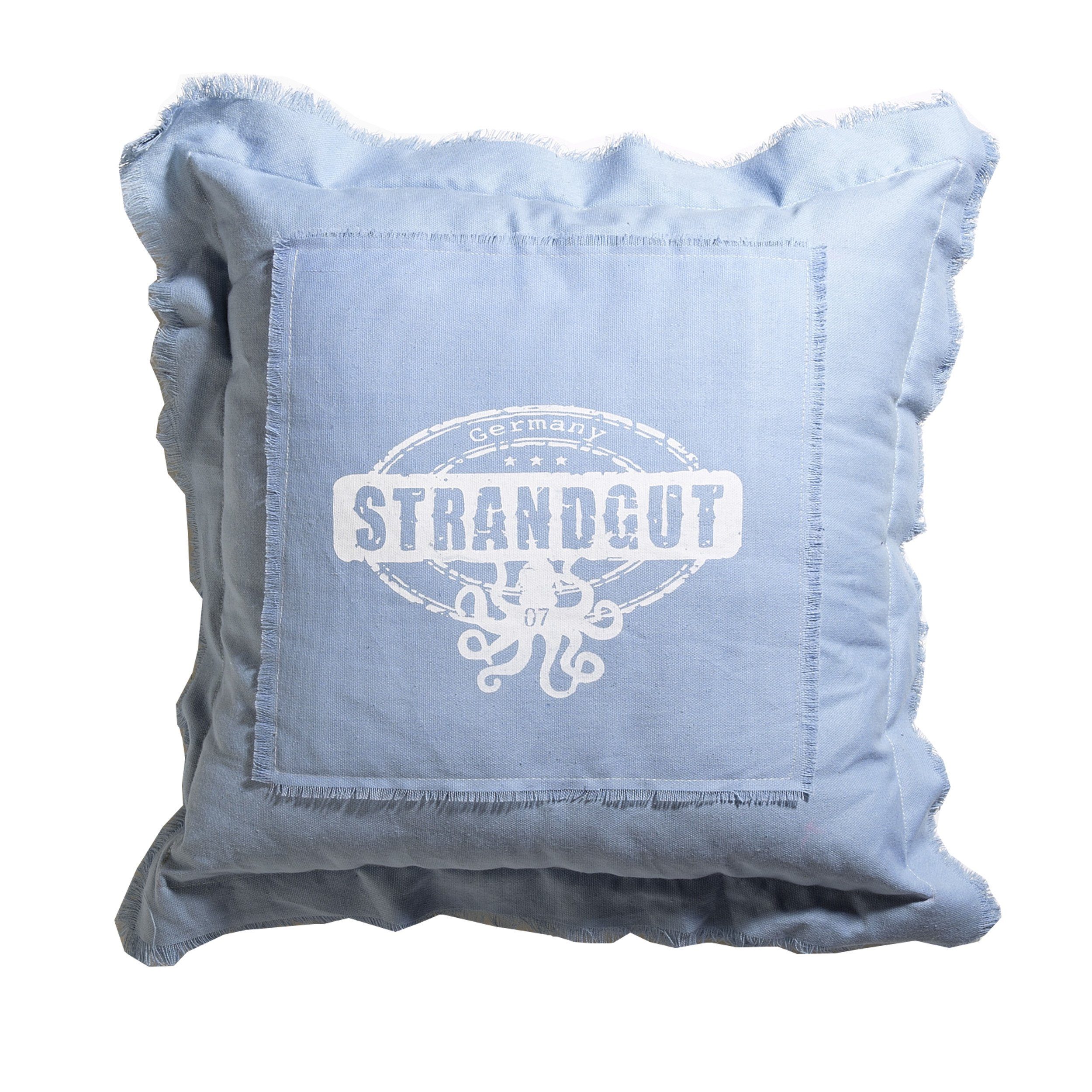 Home Feeling Dekokissen Strandgut07 Kissen mit Reißverschluss, 53 x 53 cm