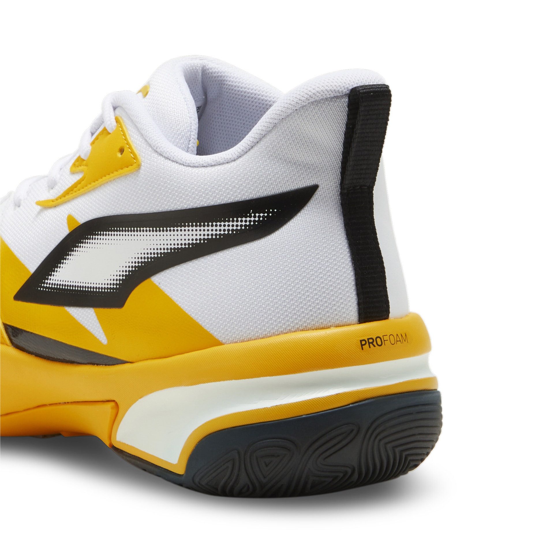 PUMA Hallen-Indoorschuhe Genetics weiss/gelb Herren Badmintonschuh