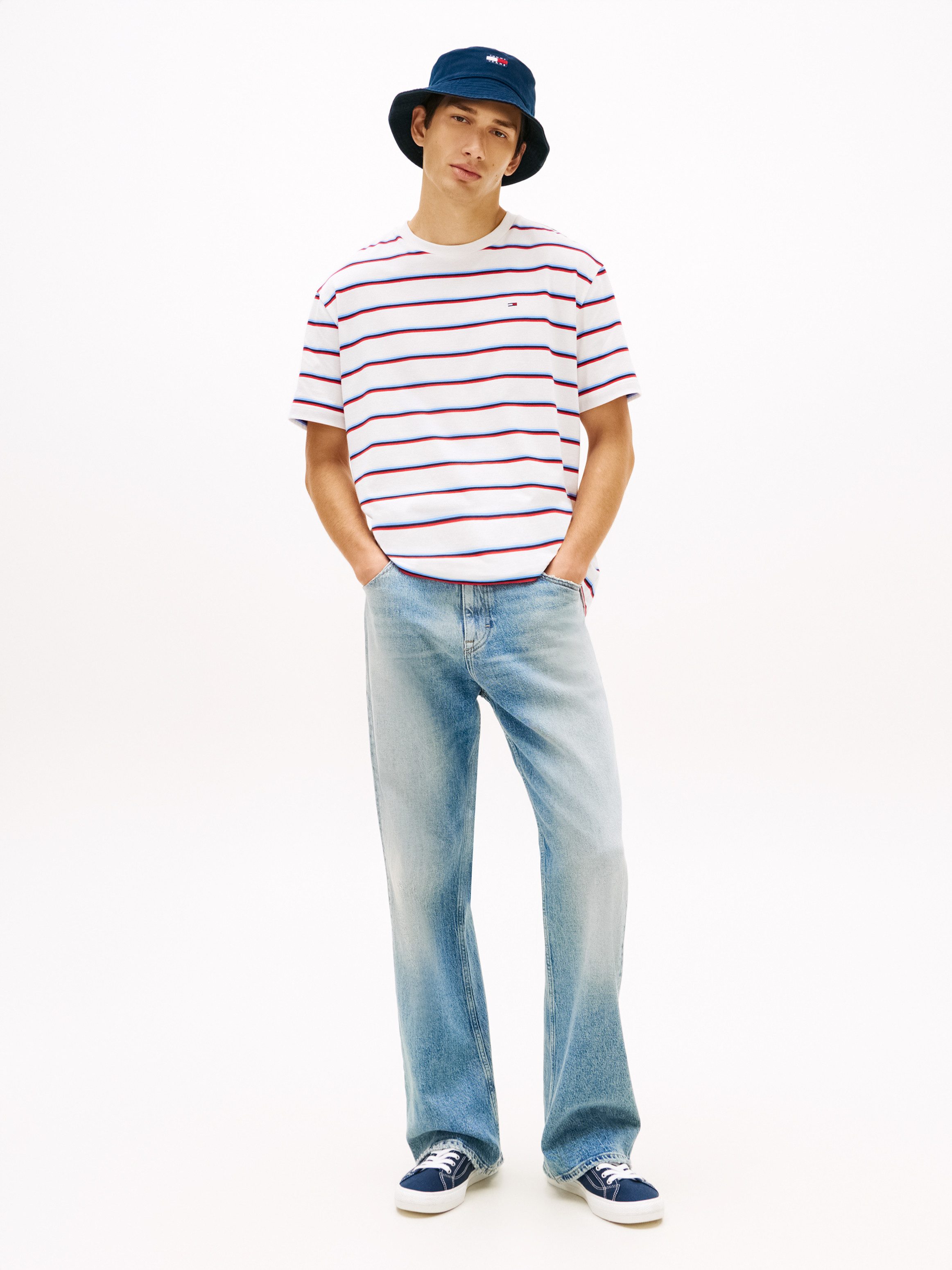 Tommy Jeans T-Shirt RELAXED STRIPE Relaxed fit mit Streifenmuster