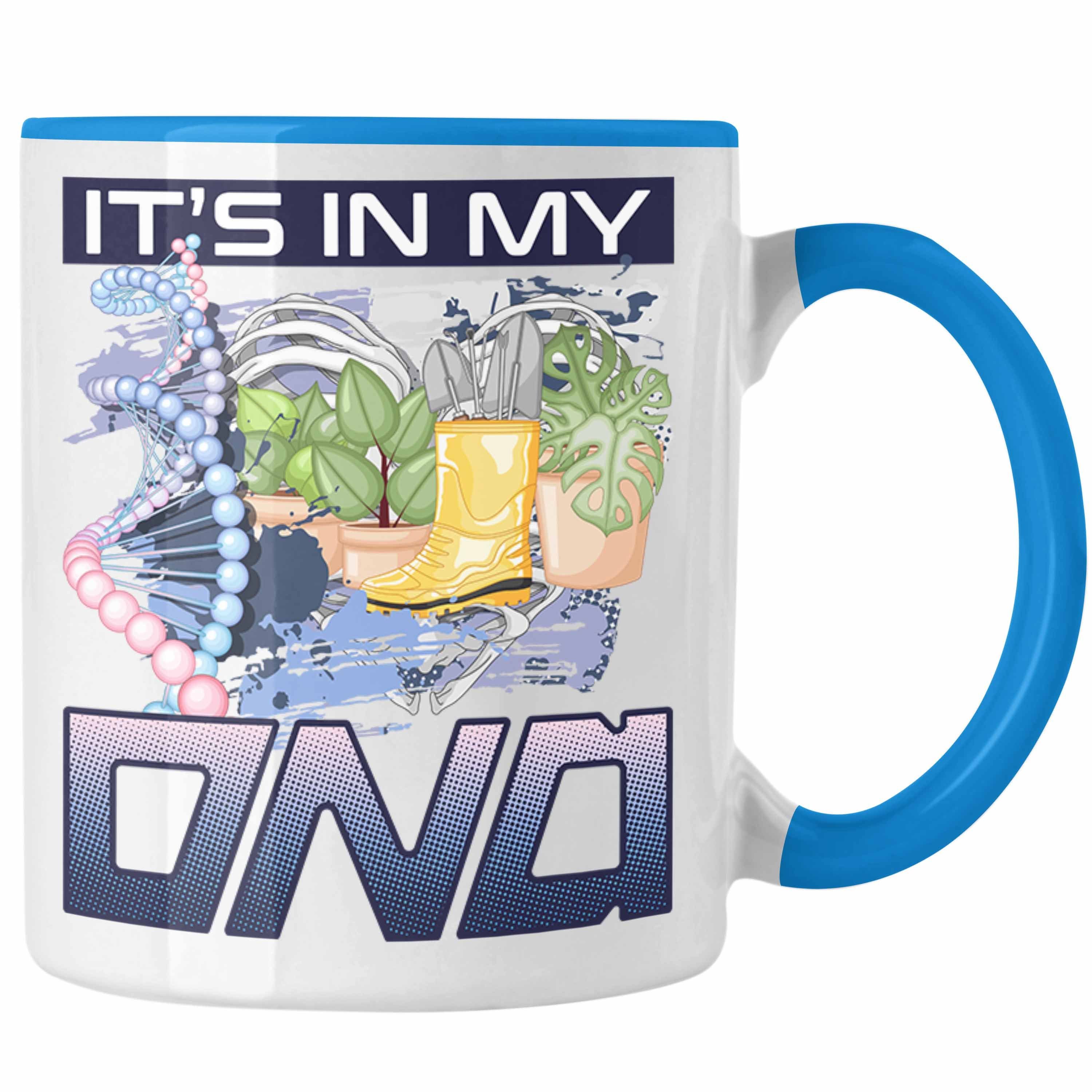 für Tasse Blau Gärtner Hobbygärtner Garten Landschaft Trendation Geschenk - Trendation Tasse