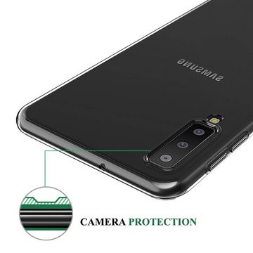 CoverKingz Handyhülle Hülle für Samsung Galaxy A7 (2018) Handyhülle Silikon Case Cover