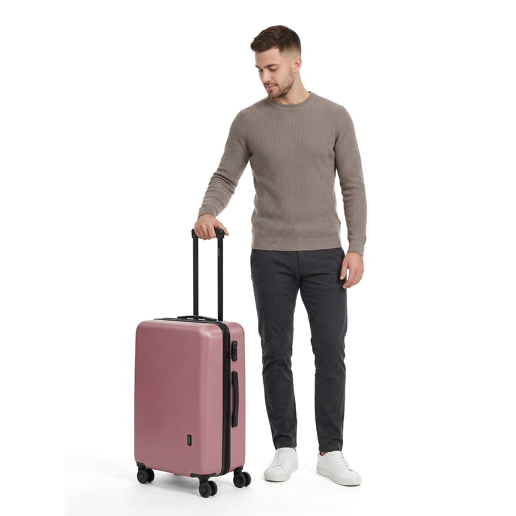 Redolz Hartschalen-Trolley Essentials 09, 4 Rollen, ABS