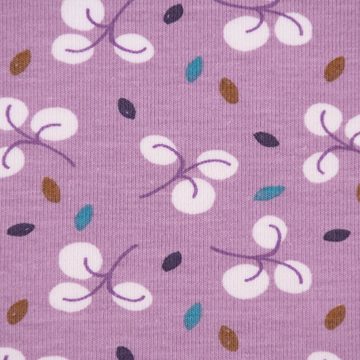 SCHÖNER LEBEN. Stoff Baumwolljersey Jerseystoff Bulhup Allover Violet lila 1,45m Breite, allergikergeeignet