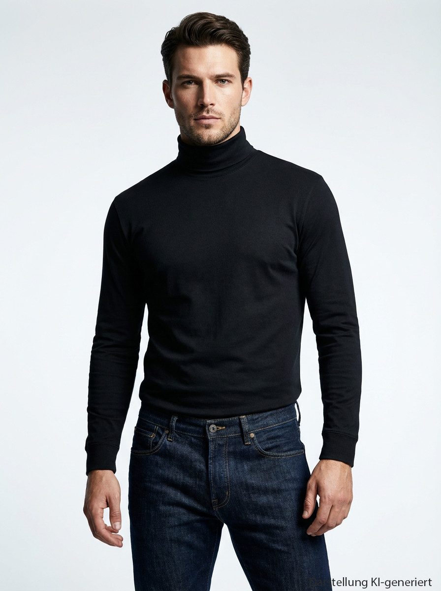 RAGMAN Longsleeve Basic aus feinstem Single-Jersey, hohe Formstbilität