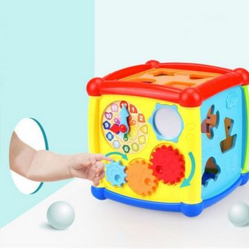 Gontence Lernspielzeug Baby Form passende Intelligenz sechsseitige Box