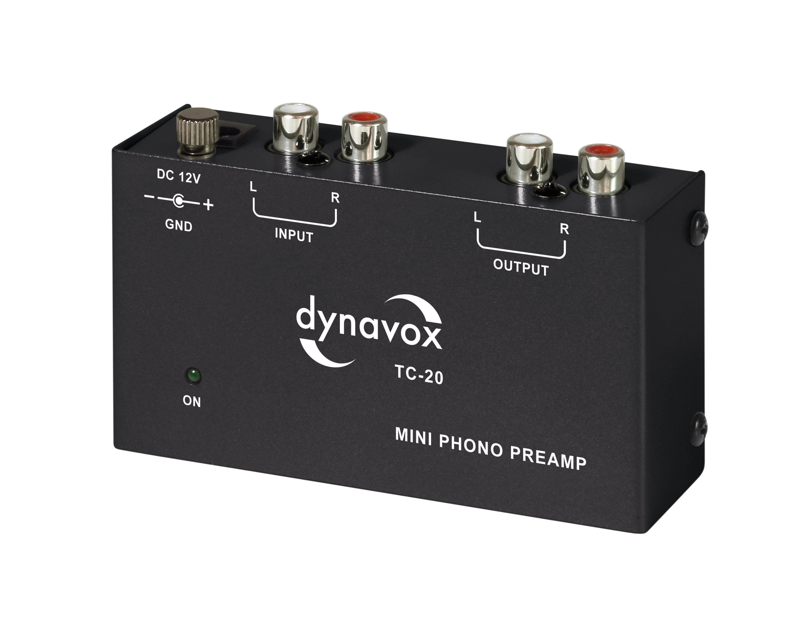 Dynavox Dynavox Phono-Vorverstärker TC-20, schwarz Verstärker