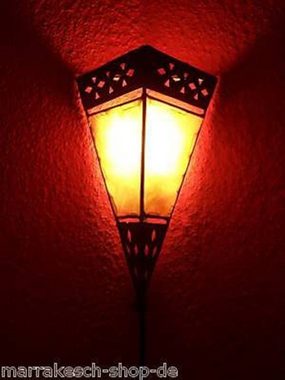 Marrakesch Orient & Mediterran Interior Wandleuchte Orient Wandlampe Rabat, Marokkanische Leder Wandlampe