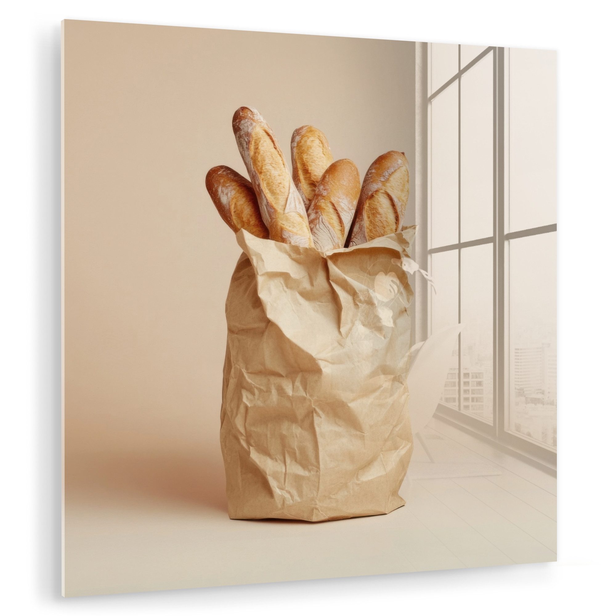 MuchoWow Acrylglasbild Baguette - Brot - günstig online kaufen
