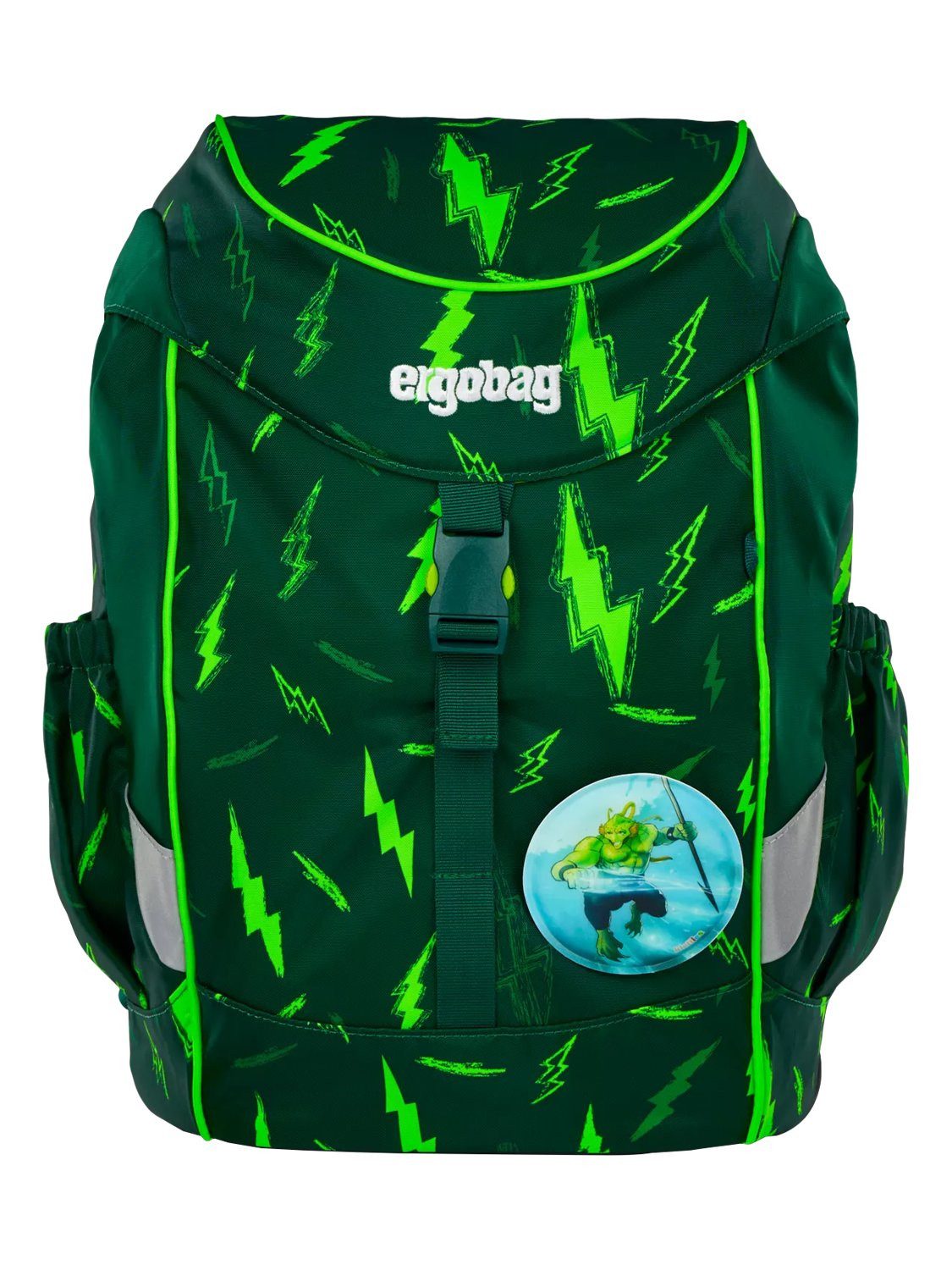 ergobag Kinderrucksack mini, mit Hüft- & Brustgurt für einen ergonomischen Sitz