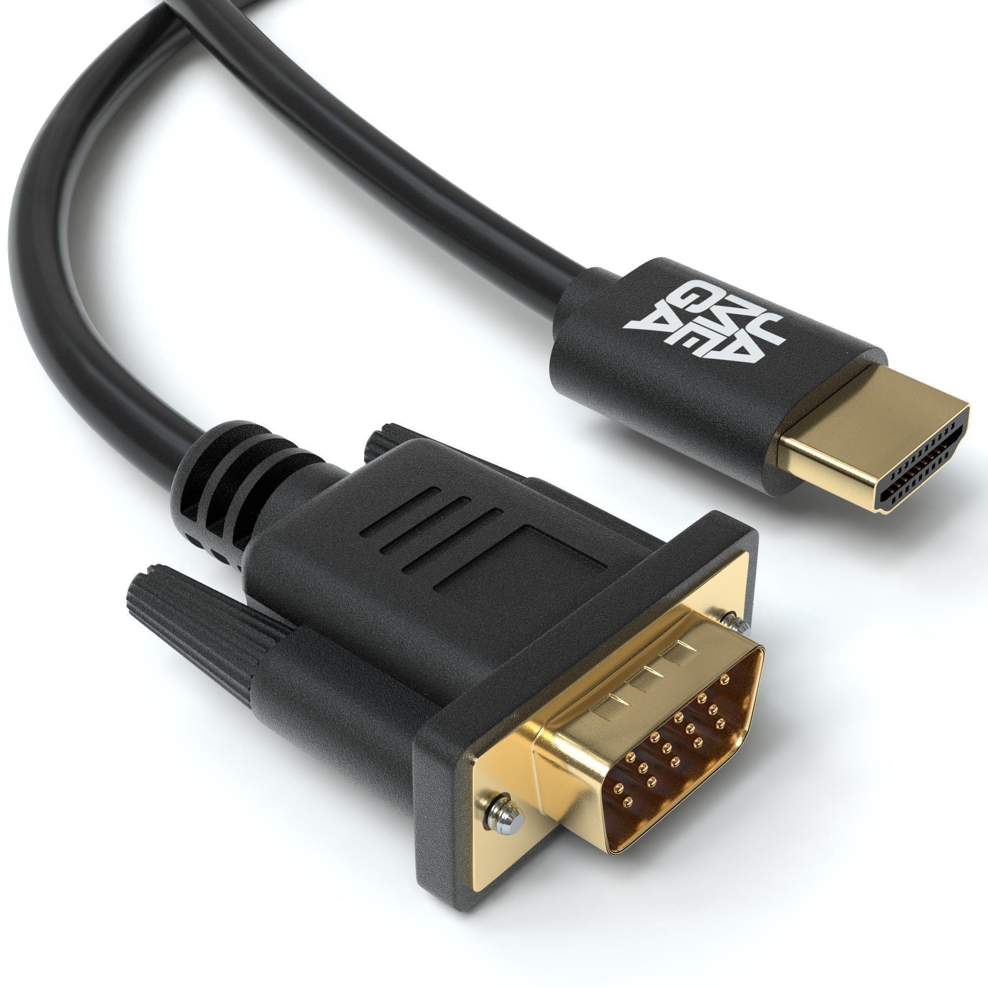 JAMEGA HDMI auf VGA Kabel - Variation HDMI-Kabel, (150 cm)