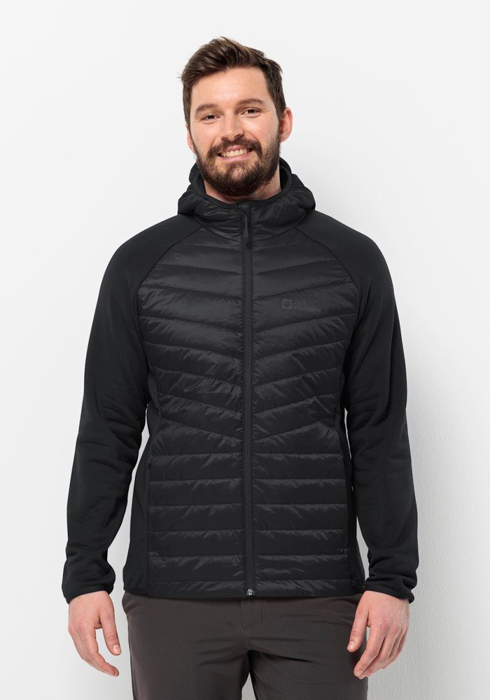 Jack Wolfskin Hybridjacke ROUTEBURN PRO HYBRID M black