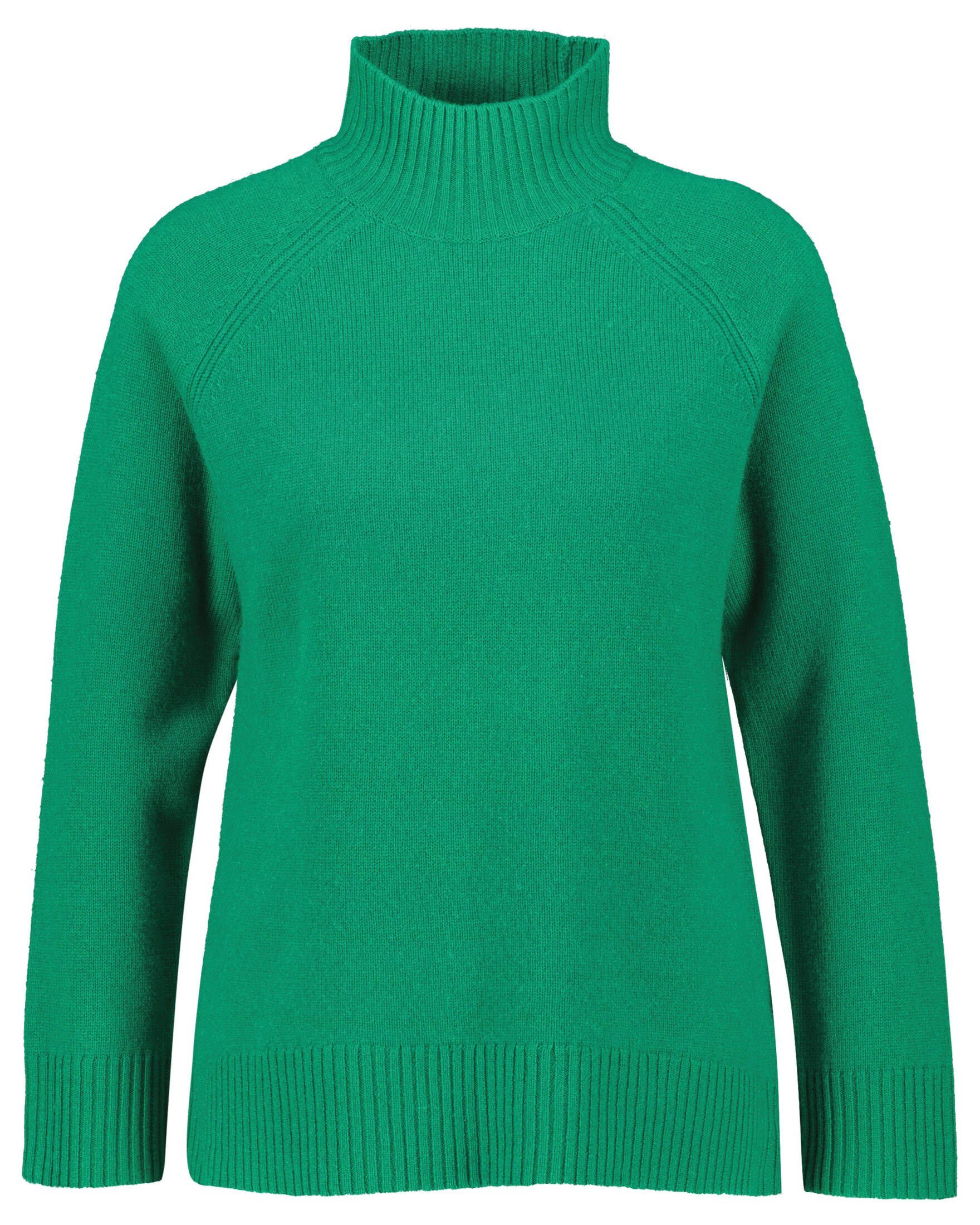 Kate Storm Strickpullover Damen Strickpullover aus Wolle-Kaschmirmischung (1-tlg) grün (43)