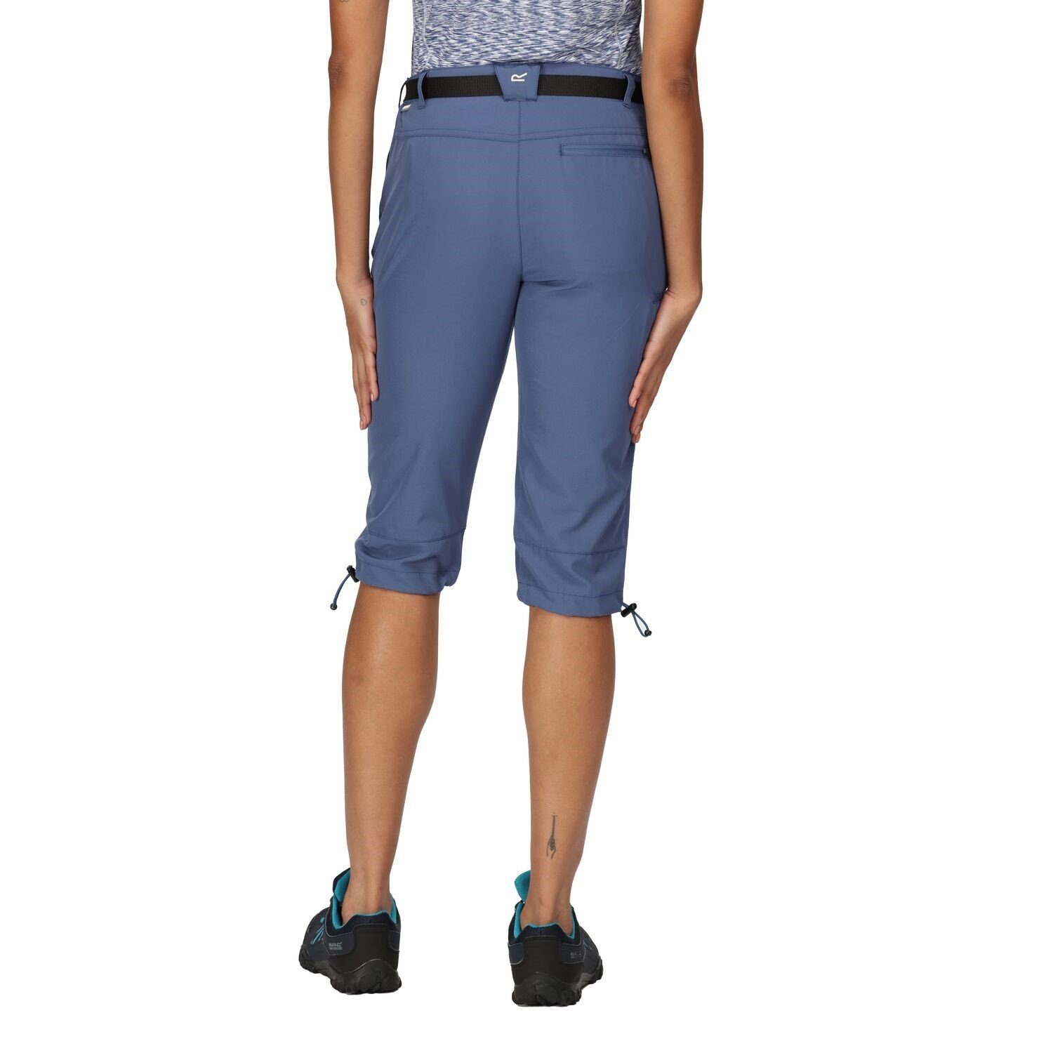 und Denim Regatta (0-tlg) wasserabweisend leicht Capri 3/4 Dusty Hose Outdoorhose Damen