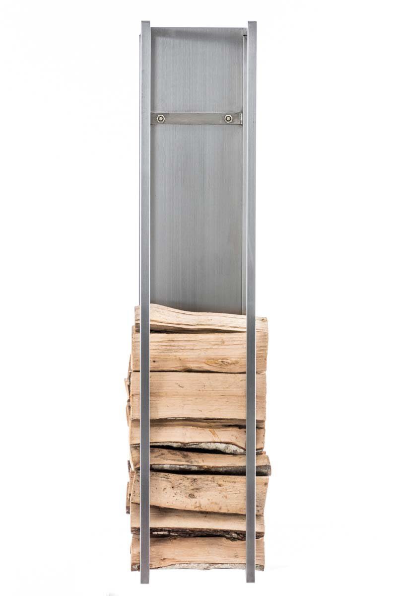 CLP Kaminholzregal Spark, BxTxH:25x25x120 cm, Edelstahl günstig online kaufen