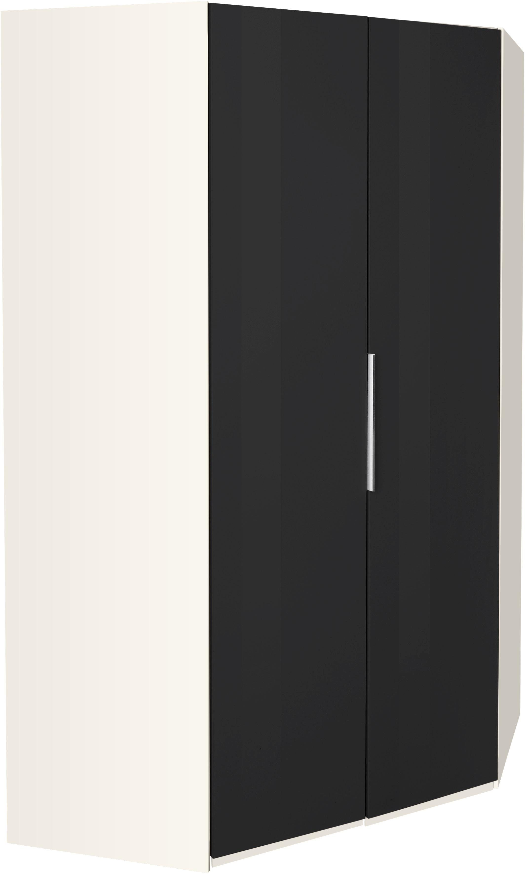 Wimex Eckkleiderschrank Level by fresh to go mit Glastüren