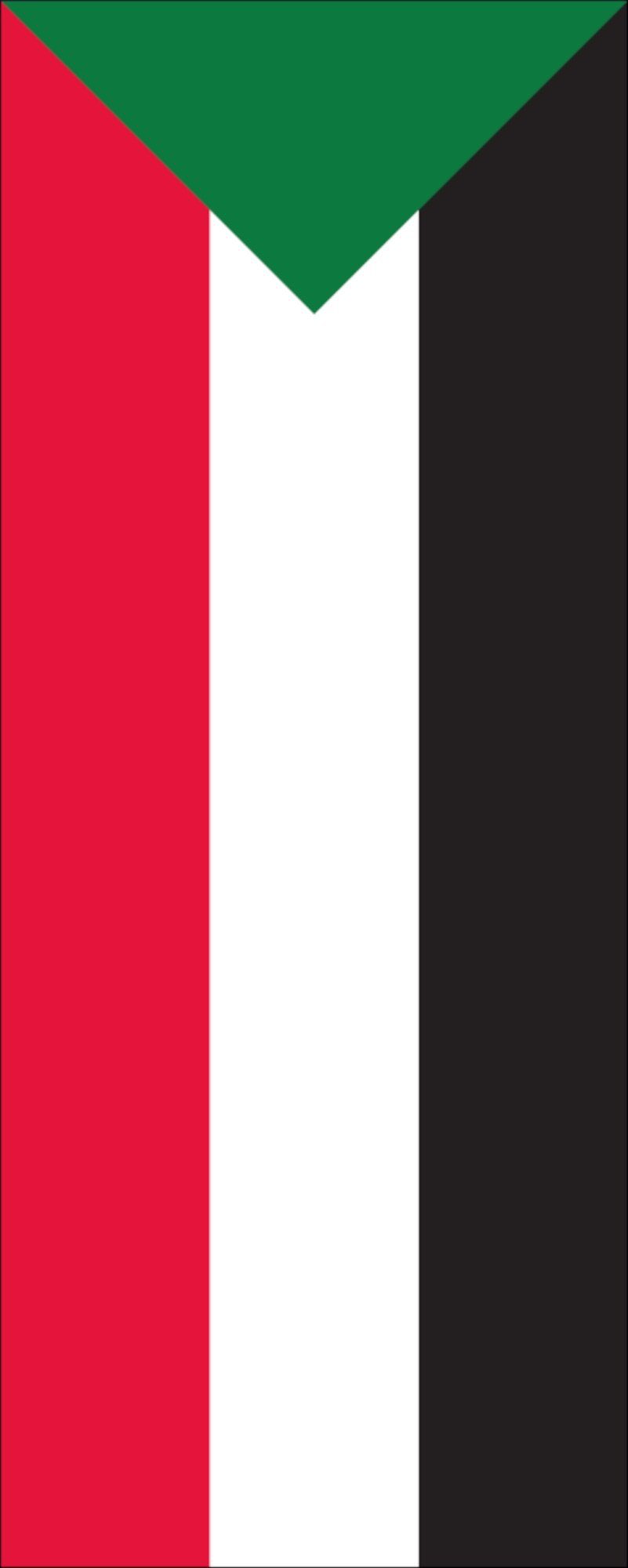 g/m² Hochformat Flagge Sudan flaggenmeer 110 Flagge