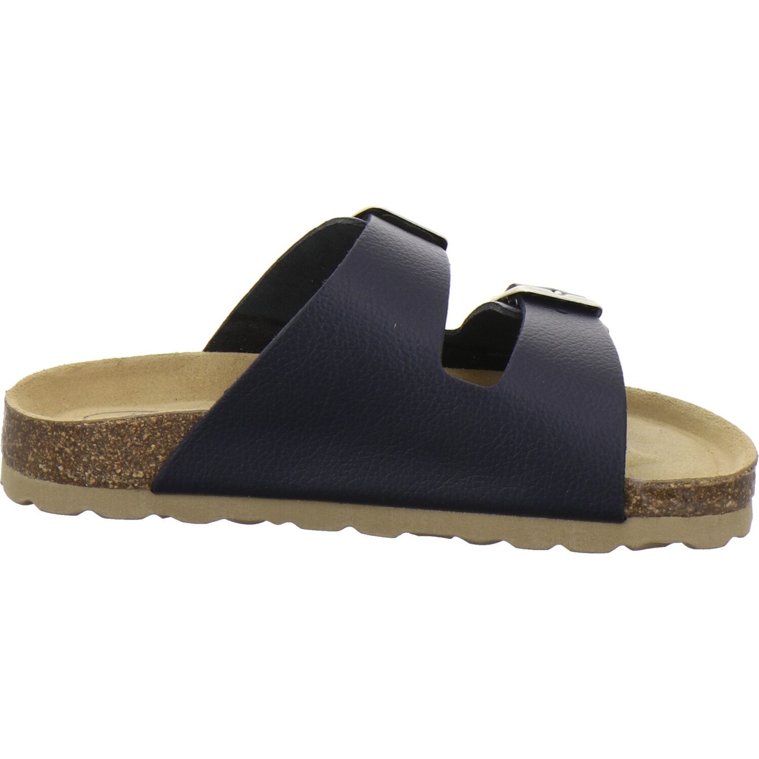 AFS-Schuhe 110050 Zweischnaller Pantolette für Mädchen und Jungen mit Fußbett und Schnallenverschluss