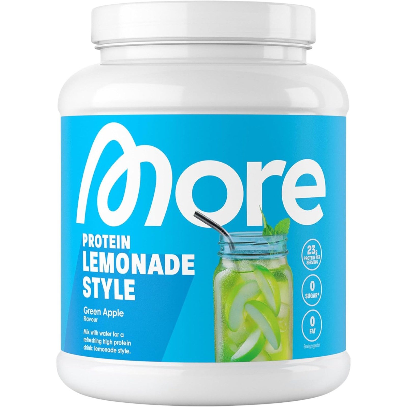 More Nutrition MORE Clear Protein Lemonade Style, Green Apple, 600 g Pulver, 600 g