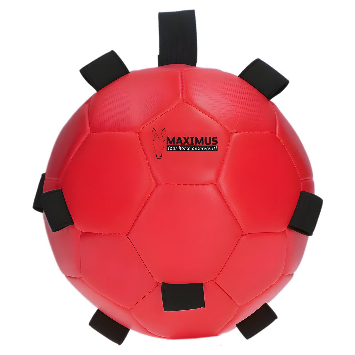 Tierball Fun Play Ball mit Schlaufe rot