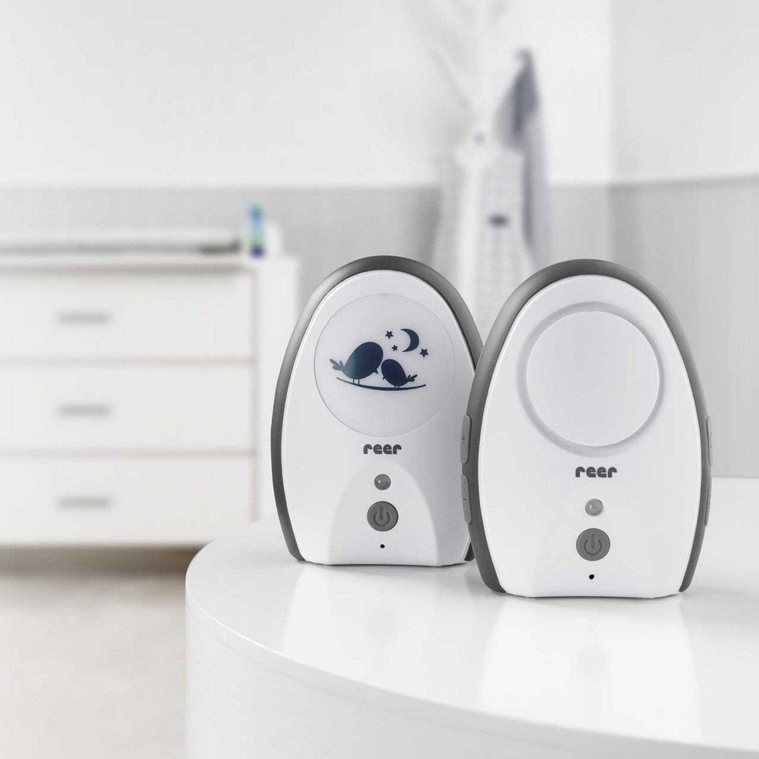 Reer Babyphone Audio-Babyphone, Audio Babyphone, 1-tlg., bis zu 300 Meter Reichweite, bis zu 300 Meter Reichweite