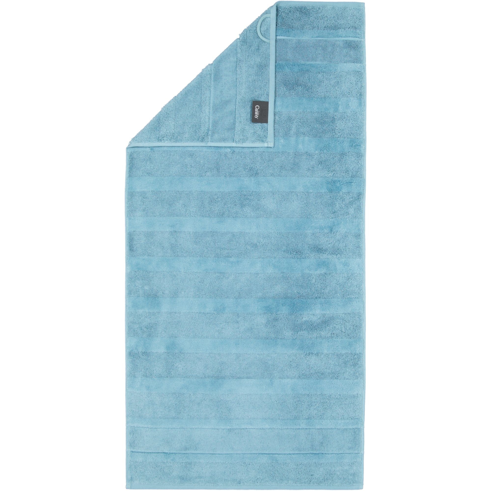 Serviette De Bain Noblesse2 CAWÖ - 100% Coton, 80x160 Cm - Bleu Nordique, Qualité Extra Douce - 12