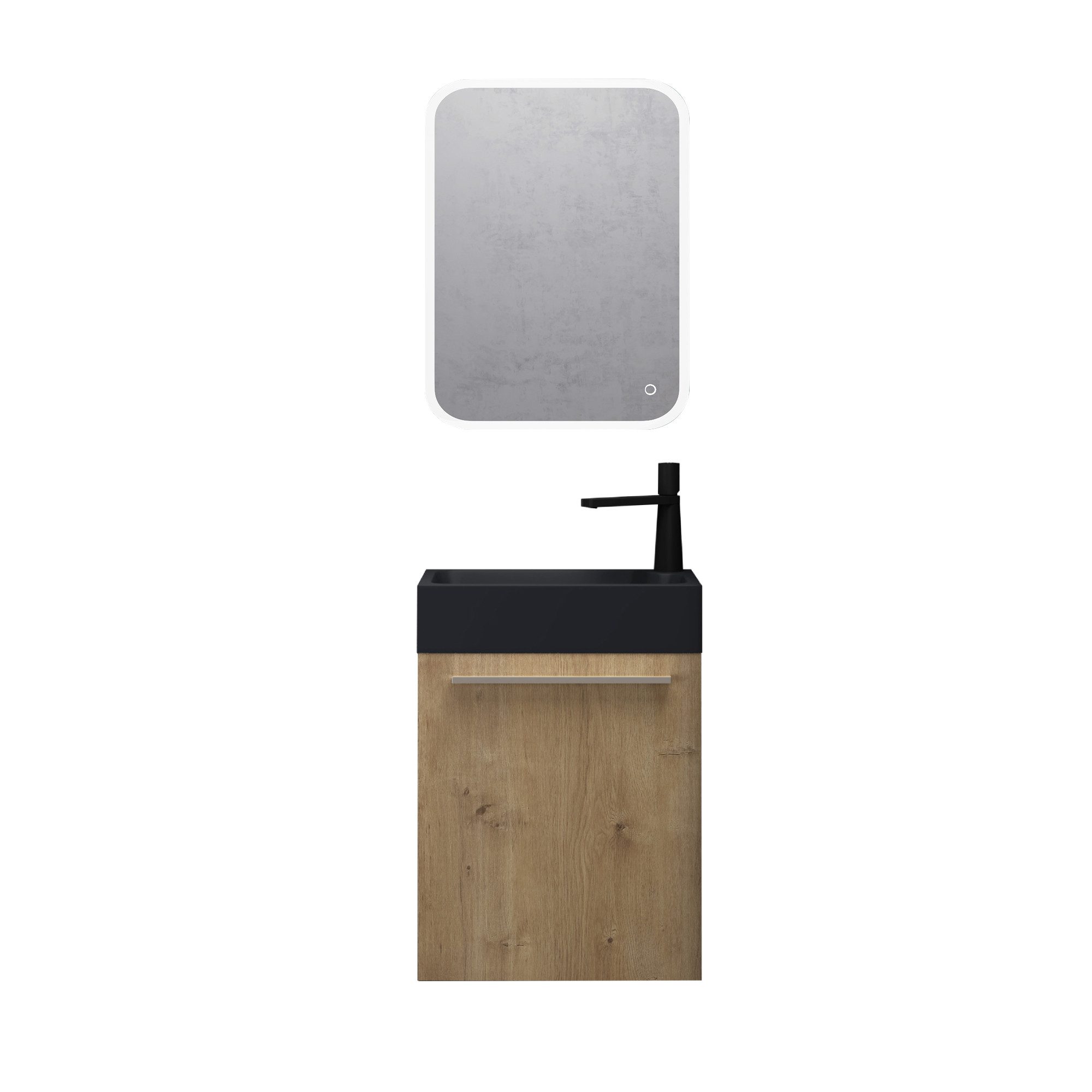 doporro Badmöbel-Set Badezimmerschrank Badmöbel-Set Waschbeckenunterschrank günstig online kaufen