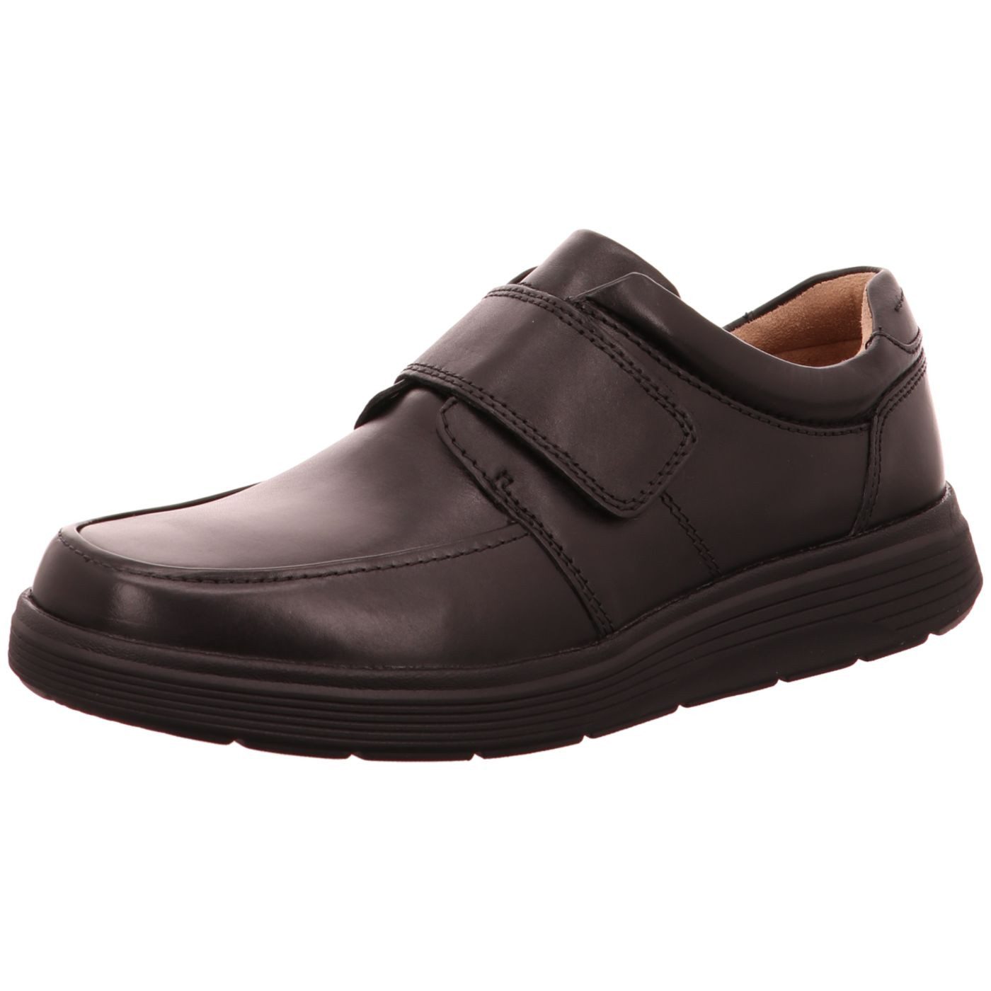 Clarks Unstructured UN RIO STRAP - Instappers - black/zwart