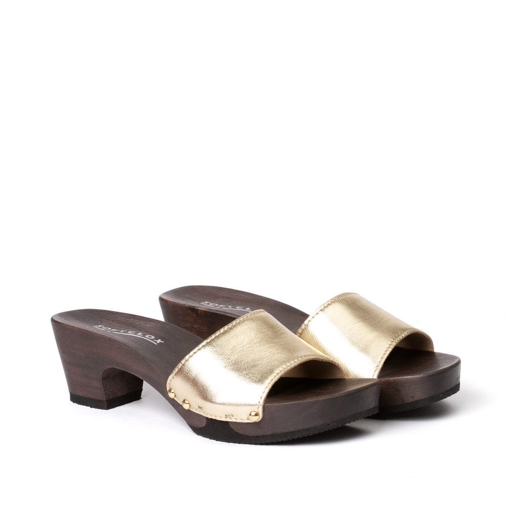 KELLY Perlato gold (dunkel) Pantolette