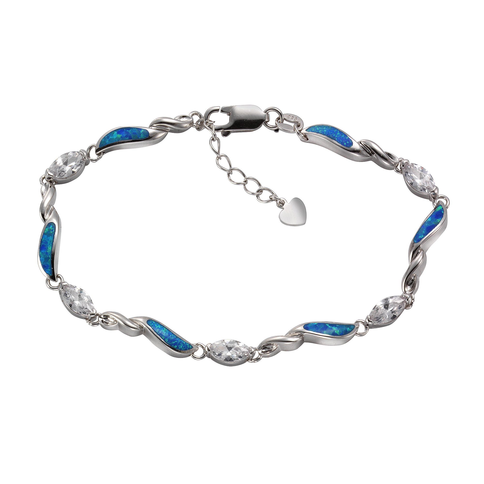 Vivance Armband 925/- Sterling Silber synth. Opal Zirkonia günstig online kaufen