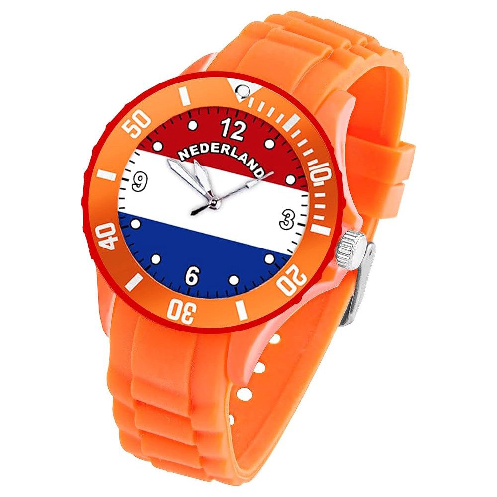 Taffstyle Quarzuhr Fußball WM Fan Armbanduhr Länderflaggen Silikonuhr Quarz Unisex, (Sportliche Fußballuhr mit Länderflaggen und flexiblem Silikonarmband), ideal auch als Geschenk