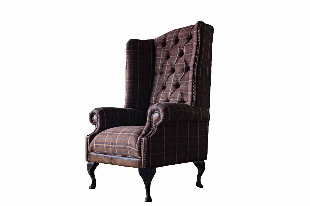 JVmoebel Ohrensessel Chesterfield Design Sofa Sessel Couch Polster Ohrensessel 1 Sitzer Neu, Made In Europe