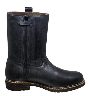 Clic Clic 8089 Stiefel Boots Leder Lammfell Schnürstiefelette