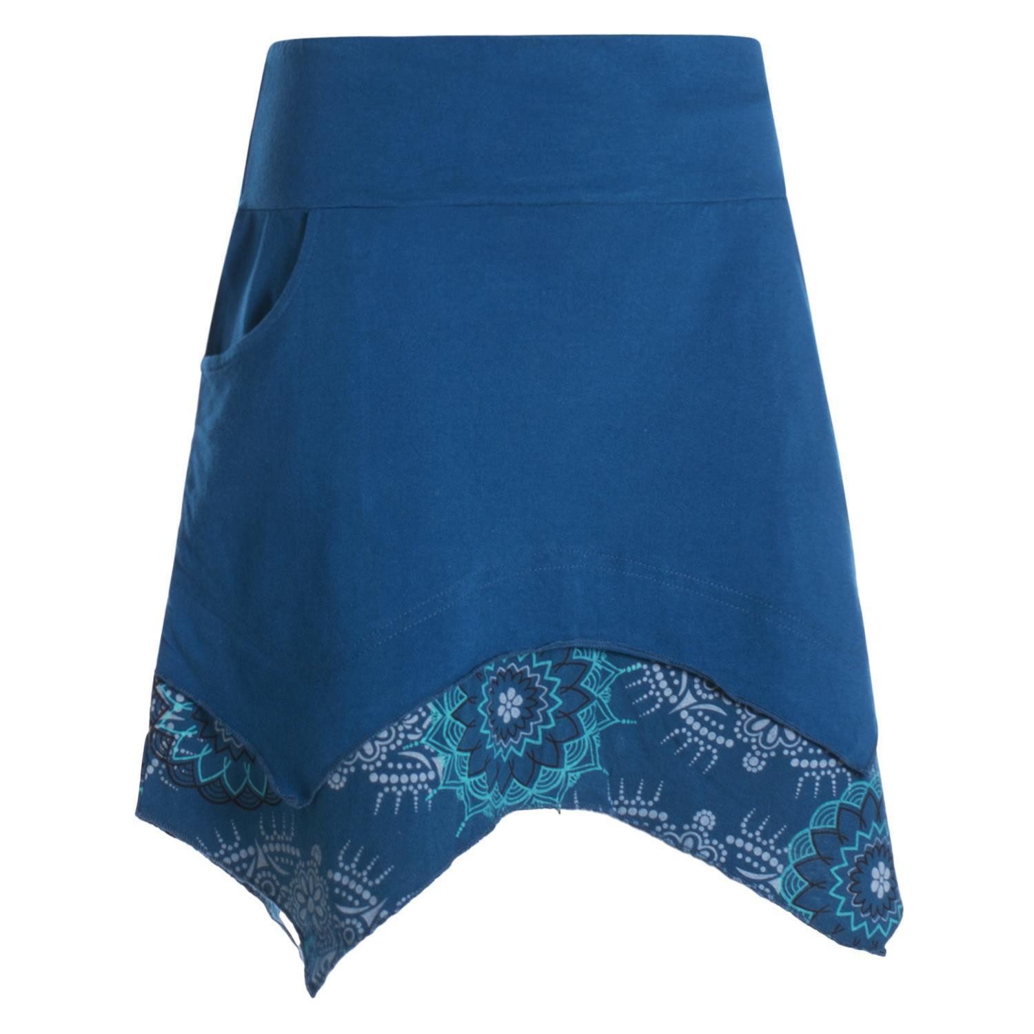 Vishes Minirock Asymmetrisch Rock Mandala und günstig online kaufen