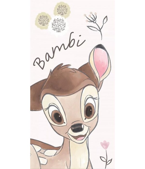 Disney Badetuch Bambi Disney Reh Strandtuch Kinder Urlaub Handtuch Badetuch 70x140cm