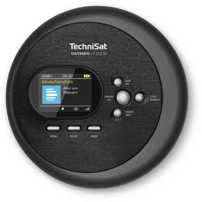TechniSat DIGITRADIO CD 2GO BT DAB+ Digitalradio UKW Bluetooth Akku Digitalradio (DAB) (DAB+ Digitalradio, UKW-Radio mit RDS, Anti-Shock Funktion, kompatibel mit Bluetooth Kopfhörern Bluetooth 5.0)