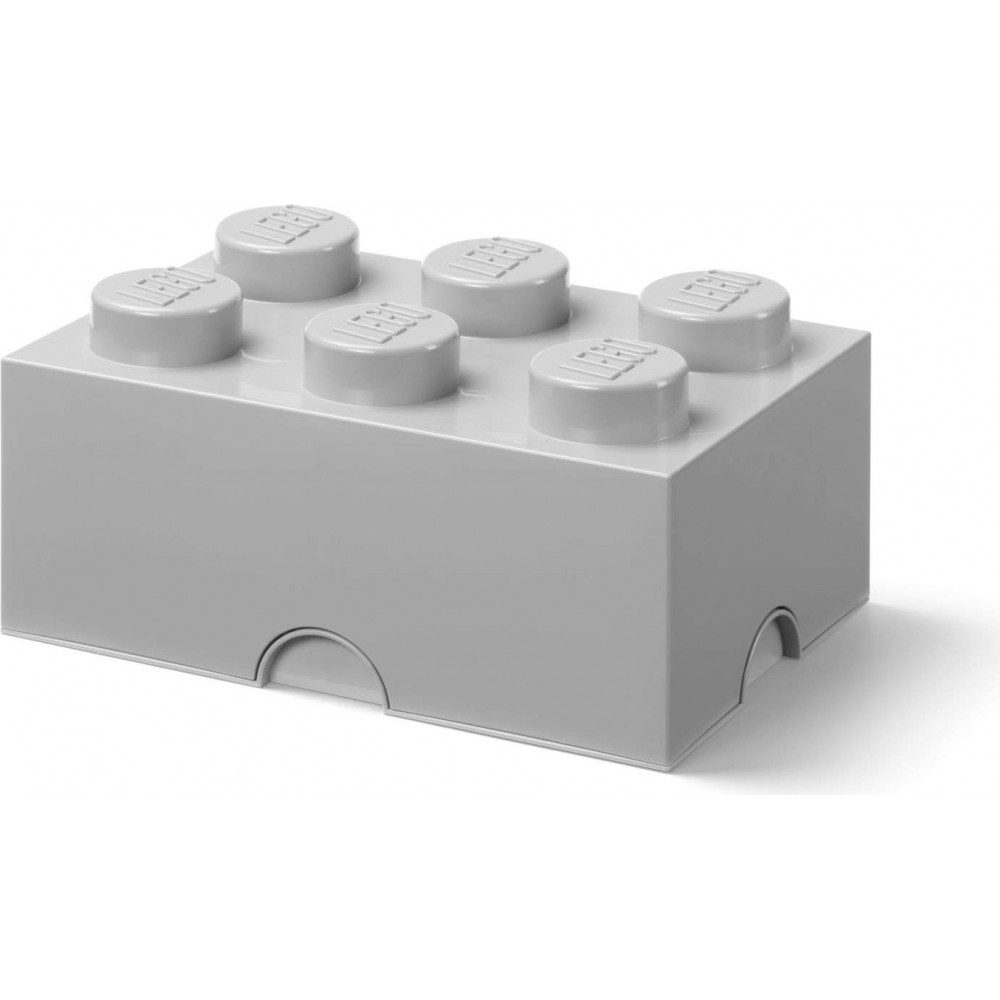 Room Copenhagen LEGO Storage Brick 6 Aufbewahrungsbox grau Konstruktions-Spielset, (Aufbewahrungsbox)
