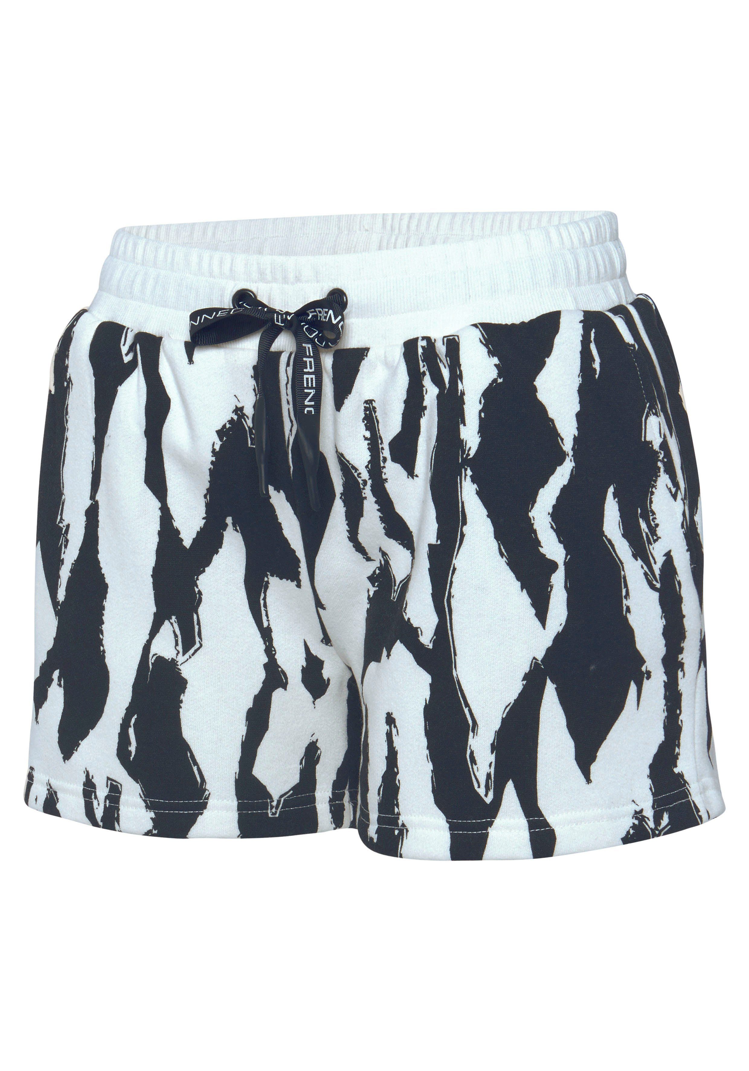 French Connection Sweatshorts mit Allover-Print, Loungewear