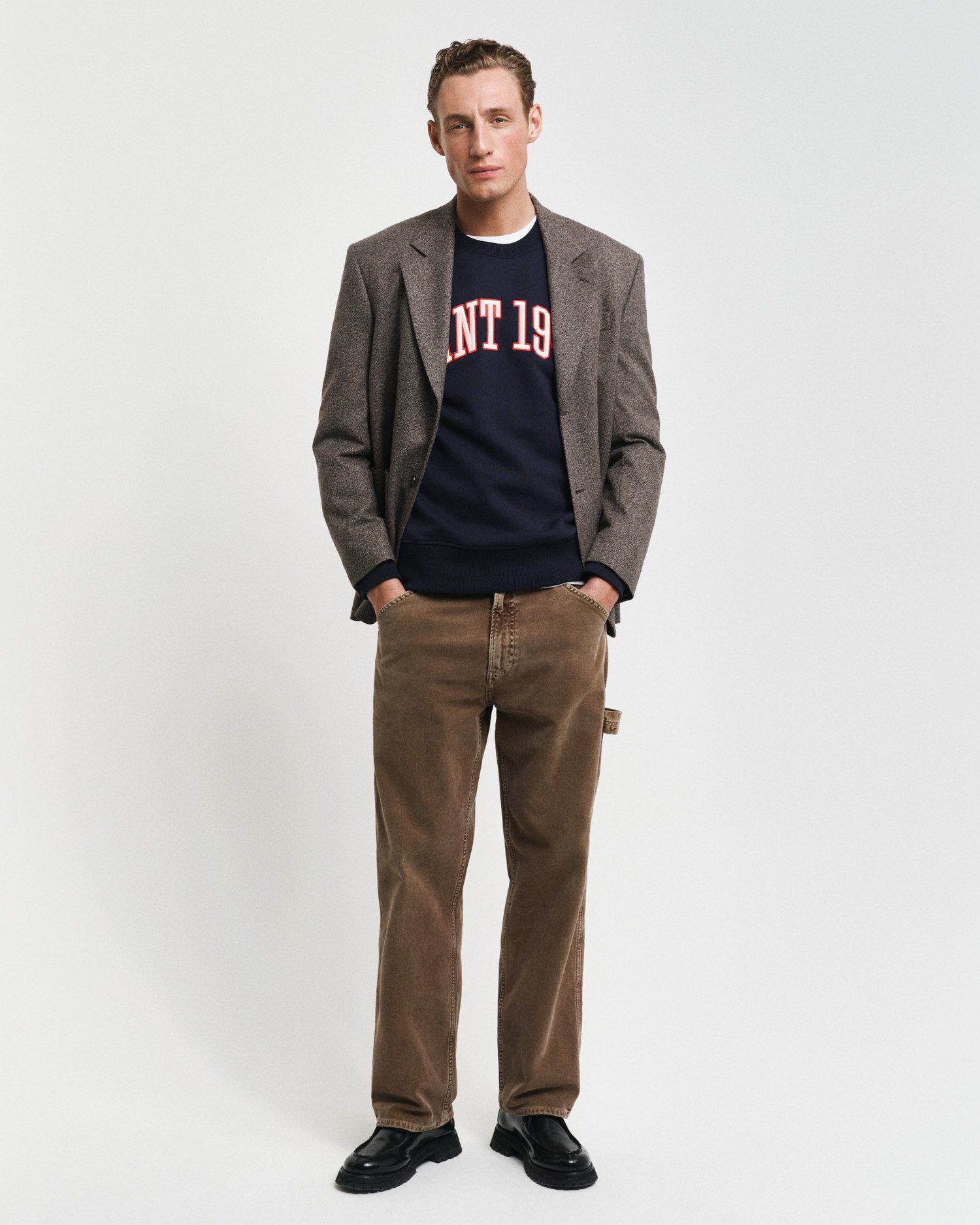 Gant Sweatshirt COLORBLOCK SLEEVE CNECK Color Blocked Details, unisex günstig online kaufen