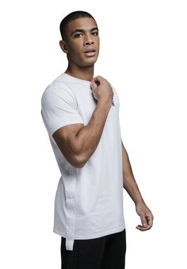 Siksilk T-Shirt SikSilk Herren T-Shirt S/S EMBROIDERED TAPE TEE SS-19130 White Weiß