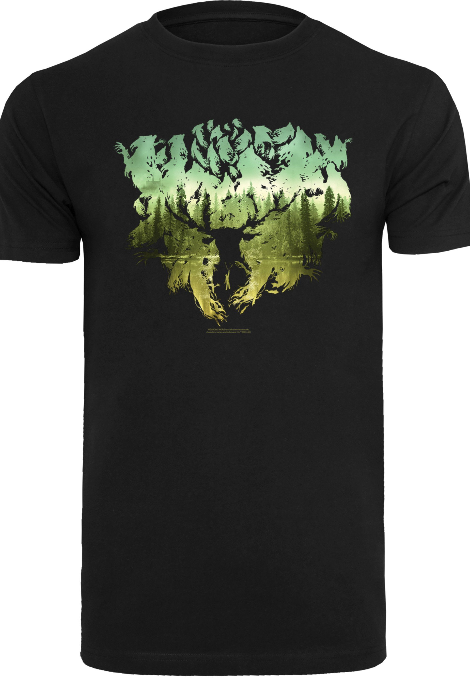 F4NT4STIC T-Shirt Harry Potter Magical Forest Print, Sehr weicher  Baumwollstoff mit hohem Tragekomfort | Hoodies