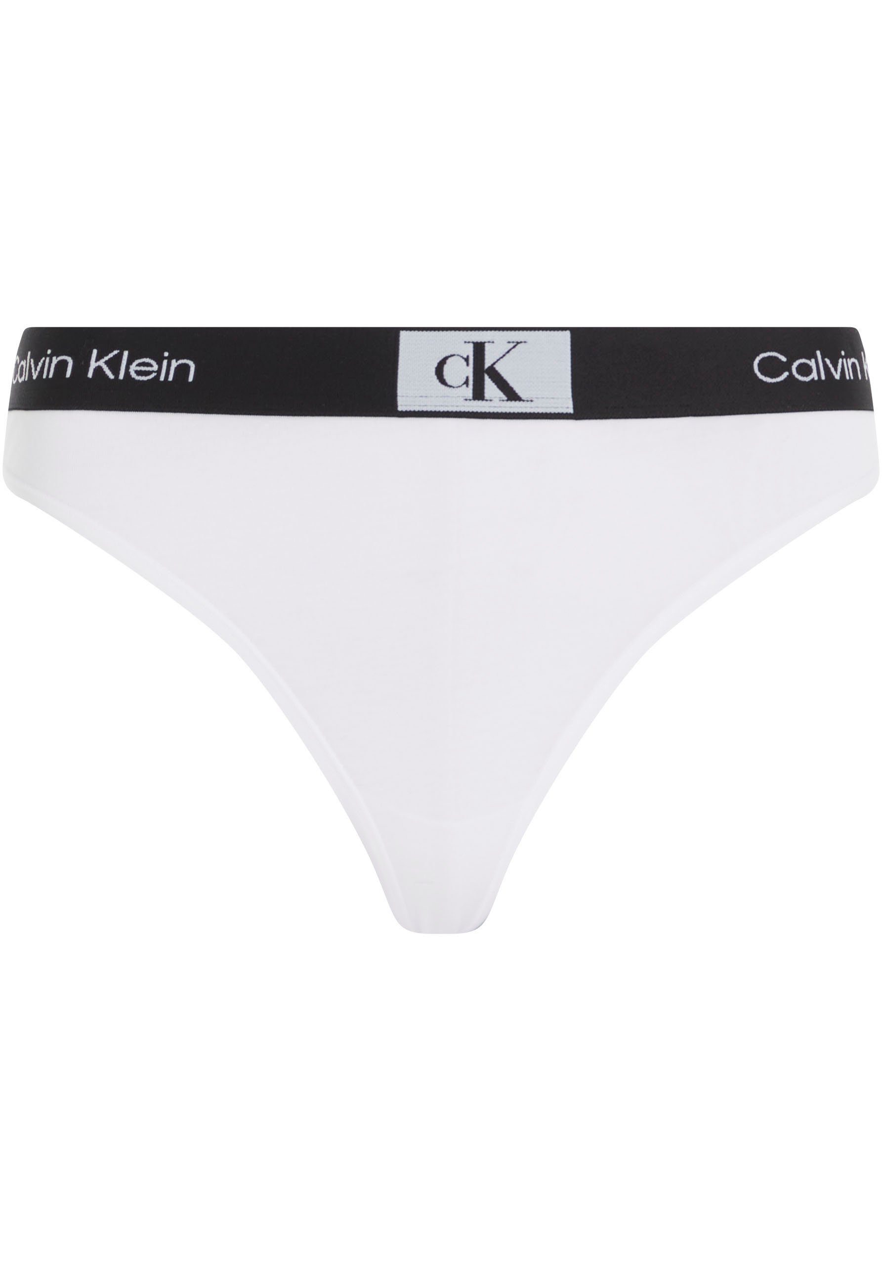 Calvin Klein Underwear Alloverprint T-String mit THONG WHITE MODERN